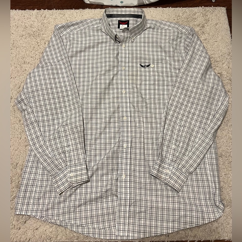 Wrangler Relentless Trevor Brazile Button Down Shirt